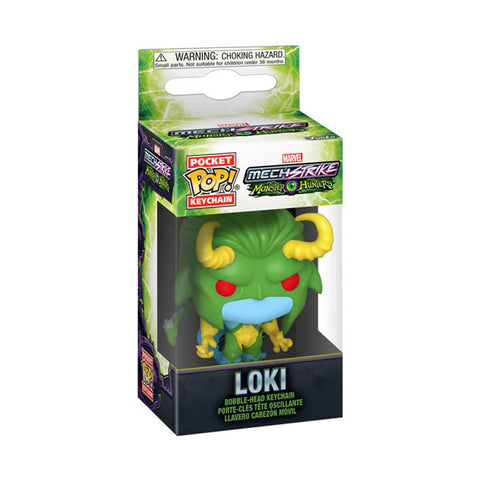 Image of Marvel Mech Strike Monster Hunters - Loki Pocket Pop