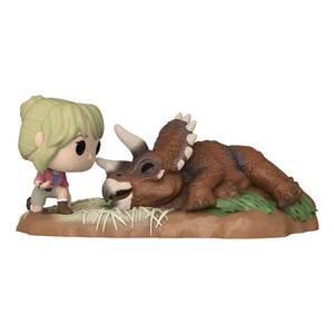 Jurassic Park - Dr. Sattler with Triceratops US Exclusive Pop! Moment
