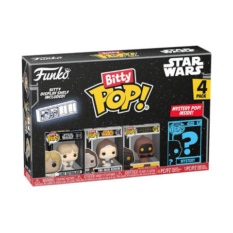 Image of Star Wars - Luke Skywalker Bitty Pop! 4-Pack