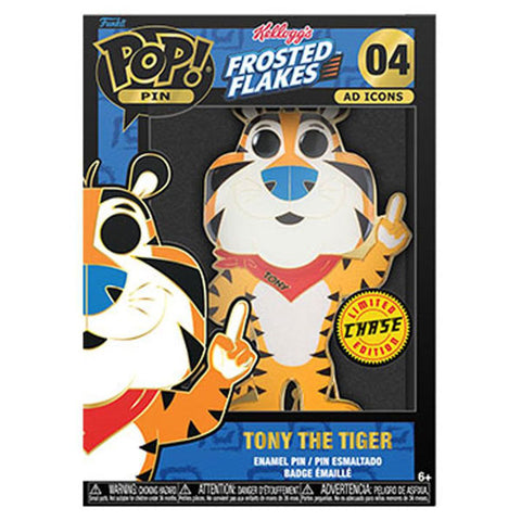 Image of Frosted Flakes - Tony the Tiger (with chase) 4" Pop! Enamel Pin