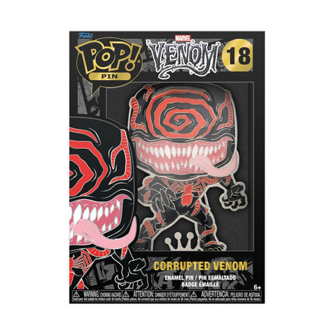 Image of Venom - Venom Corrupted (with chase) 4" Pop! Enamel Pin
