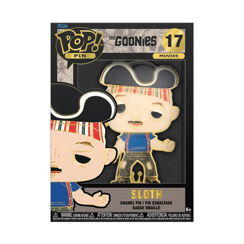 Image of Goonies - Sloth (with chase) 4" Pop! Enamel Pin