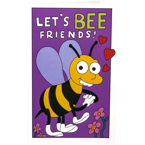 Simpsons - Let's Bee Friends Valentine's Card