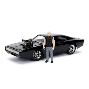 Fast and Furious - Dom's Dodge Charger with Dom 1:24 Scale Diecast Model Kit