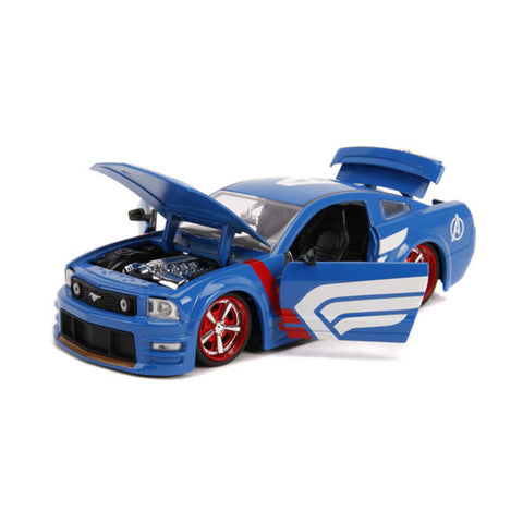 Image of Captain America - 2006 Ford Mustang GT 1:24 Scale Hollywood Ride