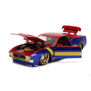 Captain Marvel - 1973 Ford Mustang Mach 1 1:24 Scale Hollywood Ride