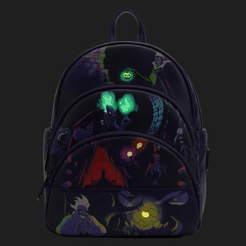 Image of Disney Villains - Triple Pocket Glow Mini Backpack