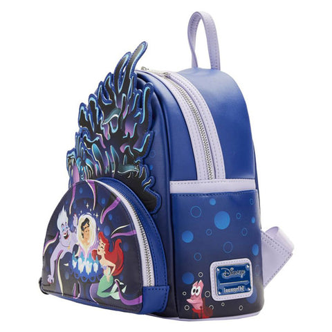 Image of The Little Mermaid (1989) - Ursula Lair Glow Mini Backpack