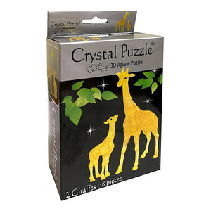 3D 2x Giraffes Crystal Puzzle (38 Pieces)