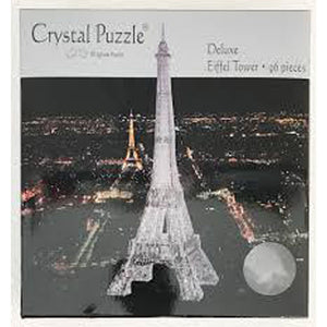 3D Black Eiffel Tower Crystal Puzzle (96 Pieces)