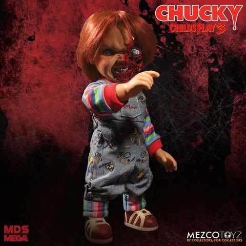 Image of Child's Play 3 - Chucky Pizza Face 15" Talking Action Figure