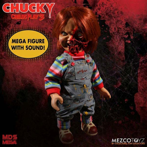 Image of Child's Play 3 - Chucky Pizza Face 15" Talking Action Figure