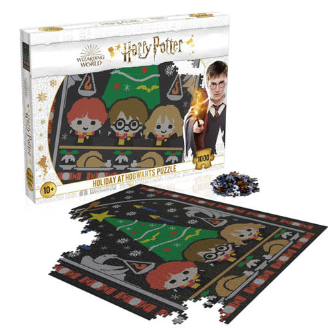 Image of Harry Potter - Christmas at Hogwarts 1000 Piece Jigsaw Puzzle