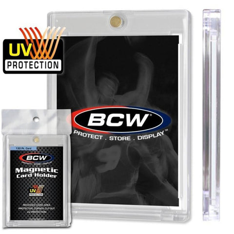 BCW One Touch Magnetic Card Holder 130 Pt Card Standard