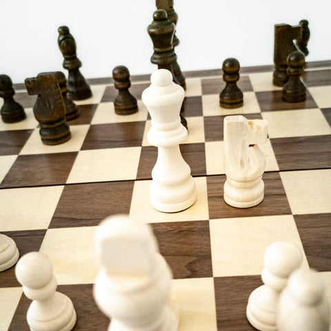 Image of LPG Wooden Folding Chess/Checkers/Backgammon Set 40cm