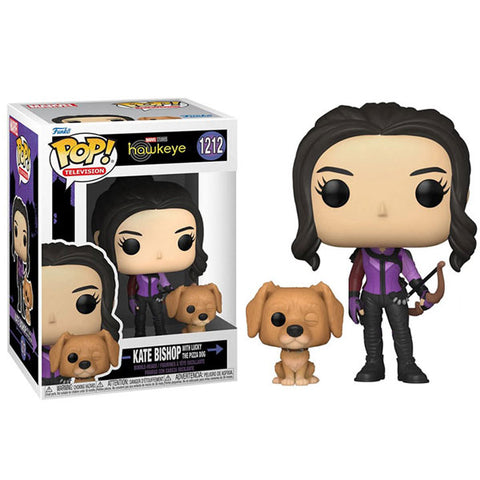 Hawkeye - Kate Bishop & Lucky the Pizza Dog Pop - 1212