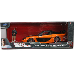 Fast and Furious - 1997 Mazda RX7 with Han 1:24 Scale Hollywood Ride