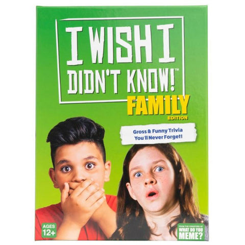 Image of I Wish I Didn't Know! Family Edition
