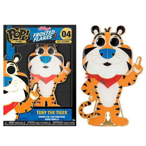 Image of Frosted Flakes - Tony the Tiger (with chase) 4" Pop! Enamel Pin
