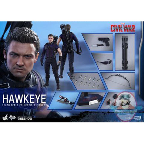 Image of Hot Toys Captain America 3 Civil War Hawkeye Jeremy Renner Figure