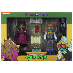 Teenage Mutant Ninja Turtles - Splinter & Baxter Stockman 7inch Action Figure 2-pack