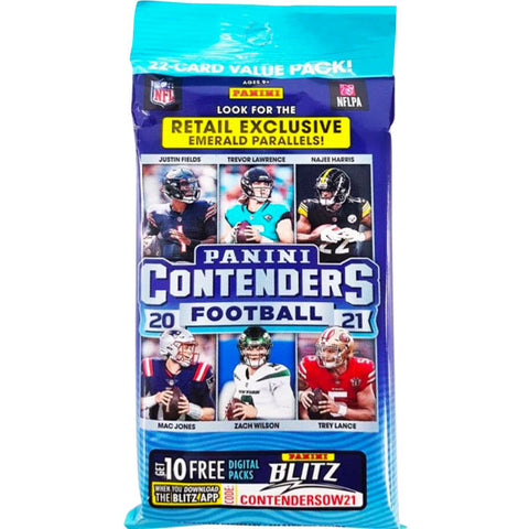 2021-22 Contenders Football (Hobby) Fat Pack