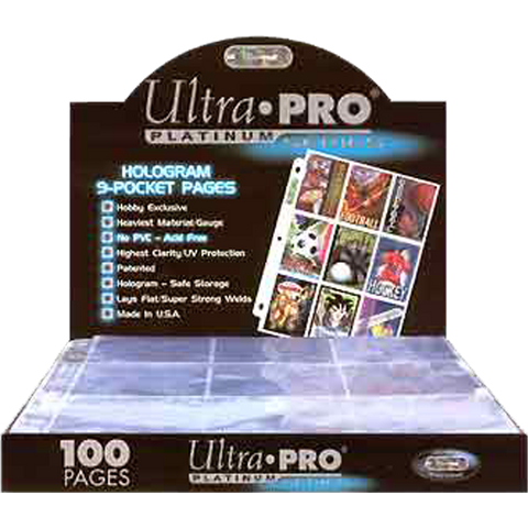 Ultra Pro - 9-Pocket Platinum Pages Box
